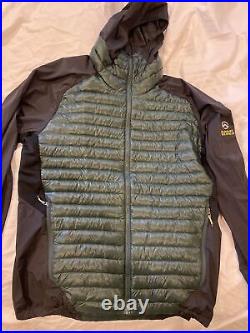 Mens The North Face Verto Micro Hoodie Grn/Blk L VGUC