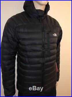 Mens The north face morph hoody jacket black zip bubble puffer Small 36/38