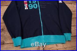 Mens Vintage North Face Blue Trans Antarctica Sweatshirt Hoodie Medium 40 R9543