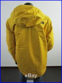 Mens XL TNF The North Face Thermoball Snow Tri Hooded Waterproof Jacket Yellow