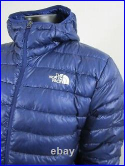 Mens XXL The North Face Sierra Peak 800-Down Insulated Hoodie Puffer Jacket Blue