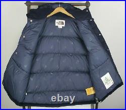 NEW $350 THE NORTH FACE Size Large Mens Navy Corduroy Goose Down Sierra Jacket