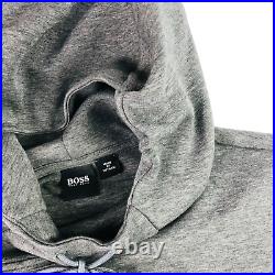 NEW Hogo Boss Men's Pullover Cotton Hoodie Sweatshirt/Jacket Gray. XLarge