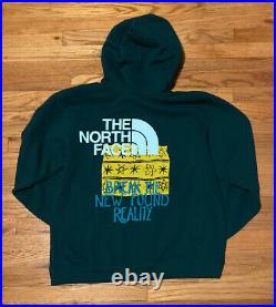 NEW NWT The North Face x Brain Dead Drop Shoulder Hoodie Green RARE SZ Large L
