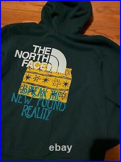 NEW NWT The North Face x Brain Dead Drop Shoulder Hoodie Green RARE SZ Large L