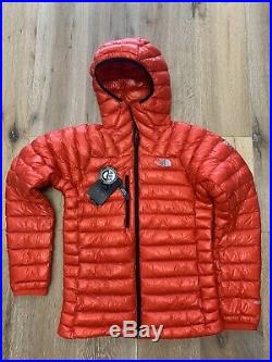 NEW North Face L3 Proprius Hoodie Insulated 800 Down Jacket Mens M Fiery Red