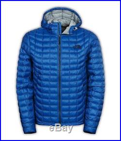 NEW Small North Face Men's Thermoball Insulated Down Hoodie Coat Jacket Blue NWT