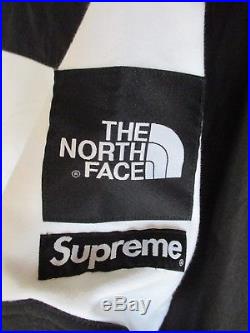 NEW Supreme The North Face Steep Tech Hooded Sweatshirt White Black Size Large