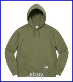 NEW! Supreme x North Face Convertible Sweatshirt/Hoodie OLIVE? LARGE