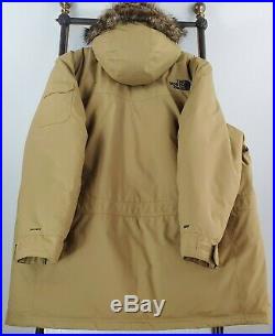 NEW THE NORTH FACE 3XL McMurdo III 550 Down Khaki Fur Hood Parka Coat Mens $370