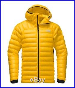 NEW The North Face Men's Summit L3 800 Down Hoodie Yellow Medium M Jacket $350