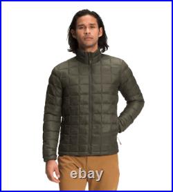 NEW The North Face Men's ThermoBallT Eco Jacket in Taupe Green XL #SJ83
