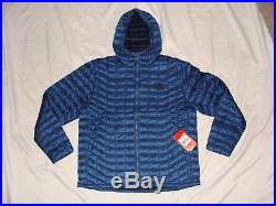 NEW The North Face Men's Thermoball Insulated Hoodie Hoody Shady Blue NWT XL