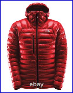 NEW The North Face Mens SUMMIT L3 PROPRIUS DOWN HOODIE Jacket Red Medium