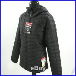 NEW The North Face Thermoball Hoodie Jacket Womens Large Black Matte NWT $220