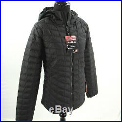 NEW The North Face Thermoball Hoodie Jacket Womens Large Black Matte NWT $220