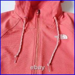 NEW! The North Face Women's Hike Tekno Ridge Pullover Hoodie Coral Size M