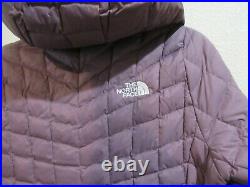 NEW! The North Face Women's Thermoball Hoodie Black Plum Size Small