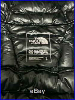 NEW The North Face Womens Summit L3 Down Hoodie Jacket TNF Black Small