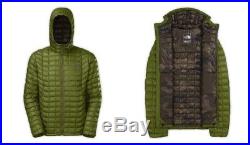 NEW The North Face XL Scallion Green THERMOBALL HOODIE Puffer Jacket TNF C761