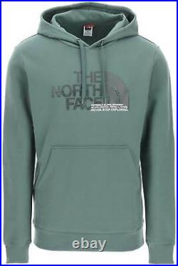 NEW The north face pixel logo print hoodie NF0A5ICK BALSAM GREEN AUTHENTIC NWT