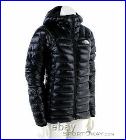 NEW Women's North Face Summit Series Medium L3 800 Black Down Hoodie Jacket Coat