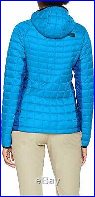 NEW Women's North Face Thermoball Sport Hoodie UK Size Large Blue Jacket
