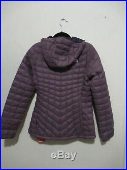 NEW! Women's The North Face Thermoball Hoodie Jacket, Size Medium Black Plum