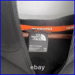 NEW XXL The North Face Tekware Fleece Full Zip Hoodie Black SLIM FIT