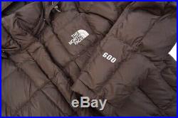 NORTH FACE Metropolis 600 Duck Down Brown Quilter Long Women Coat Jacket Sz M 10