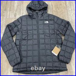 NWT $230 North Face Mens Thermoball TNF Black Hoodie Jacket Sz M Medium