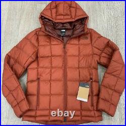 NWT $280 North Face Mens Thermoball Brick House Red Super Hoodie Jacket Sz Small