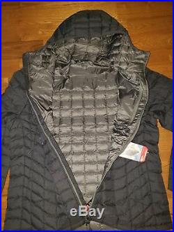 NWT Men's Black/GreyTHE NORTH FACE Thermoball Hoody Jacket Coat Size XL X-LARGE