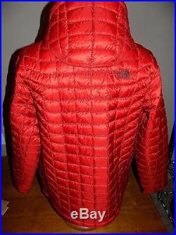NWT Men's The North Face Thermoball Hoodie Jacket CARDINAL RED MEDIUM $220