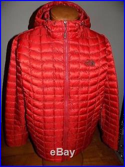 NWT Men's The North Face Thermoball Hoodie Jacket CARDINAL RED Size LARGE $220