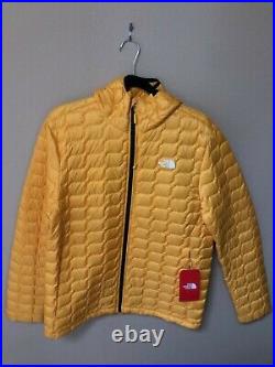 NWT Men's The North Face Thermoball Hoody Jacket Size Men's Medium YELLOW