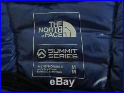 NWT Mens M-L TNF The North Face L3 Down Hoodie Insulated Climbing Jacket Blue