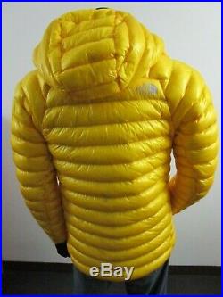 NWT Mens M TNF The North Face L3 Down Hoodie Insulated Climbing Jacket Yellow