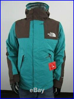 NWT Mens TNF The North Face Bandon Tri Down Hooded Waterproof Jacket Green