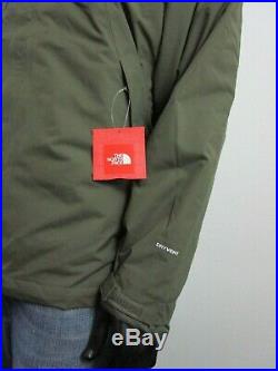 NWT Mens TNF The North Face Lonepeak Tri 3 in 1 Hooded Waterproof Jacket Green
