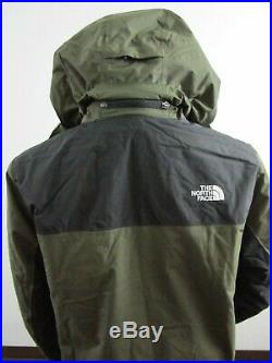 NWT Mens TNF The North Face Lonepeak Tri 3 in 1 Hooded Waterproof Jacket Green