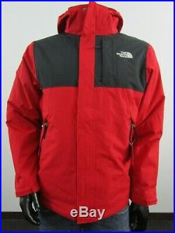 NWT Mens TNF The North Face Lonepeak Tri 3 in 1 Hooded Waterproof Jacket Red