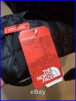 NWT Mens TNF The North Face Thermoball Insulated Hoodie Hooded Jacket Black LG