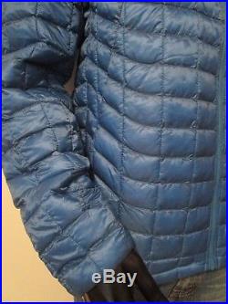 NWT Mens TNF The North Face Thermoball Insulated Hoodie Hooded Jacket Blue