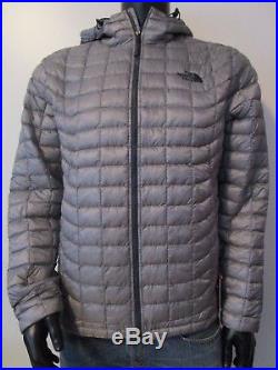 NWT Mens TNF The North Face Thermoball Insulated Hoodie Hooded Jacket Midgrey