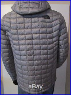 NWT Mens TNF The North Face Thermoball Insulated Hoodie Hooded Jacket Midgrey