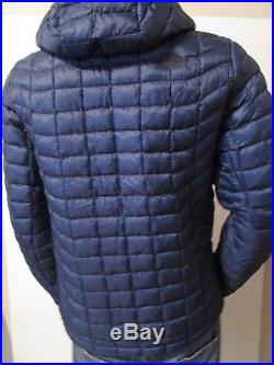 NWT Mens TNF The North Face Thermoball Insulated Hoodie Hooded Jacket Shady Blue
