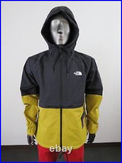 NWT Mens The North Face Antora Dryvent Waterproof Hoodie Rain Jacket Black Gold