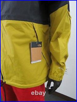 NWT Mens The North Face Antora Dryvent Waterproof Hoodie Rain Jacket Black Gold