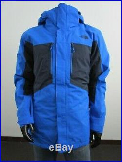 NWT Mens XL TNF The North Face Clement Triclimate Hooded Waterproof Jacket Blue